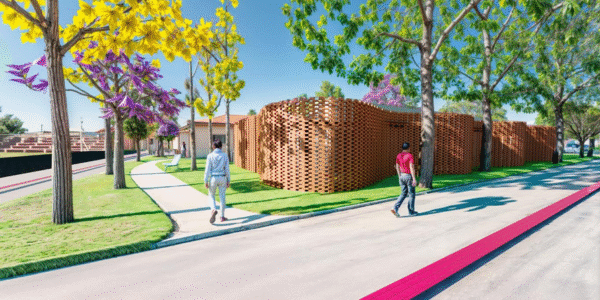 ARQUITETURA INCLUSIVA CENTRO DE TREINAMENTO PARA CÃES-GUIAS PARA AUXILIAR PORTADORES DE DEFICIÊNCIA VISUAL EM CAMPO  GRANDE-MS